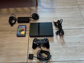 Playstation 2 slim čierna komplet príslušenstvo - 4