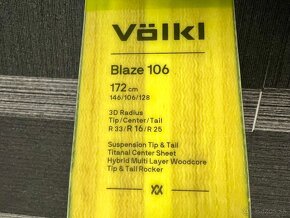 172 cm freeride lyze Volkl Blaze 106 - 4