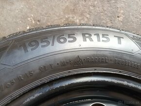 Zimné 195/65 r15 Barum na diskoch 5x112 r15 - 4