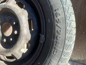 165/70 r13 Zimné pneumatiky na diskoch - 4