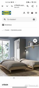 IKEA stohovatelná posteľ utaker - 4