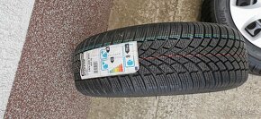 Plechové disky 4x100 a zimné Bridgestone Blizzak 185/60 R15 - 4