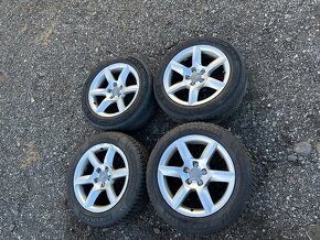 Elektrony 5x112 Audi r17 zimné 225/55 - 4