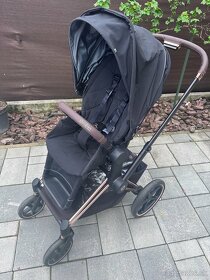 Cybex Priam Rose gold podvozok +Seat pack black - 4