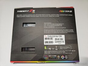 G.skill Trident Z5 RGB DDR5-6400 CL32-39-39-102 1.40V 32GB ( - 4