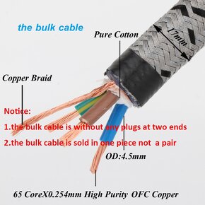 High End HI-FI Power kabel napájací kábel - 4