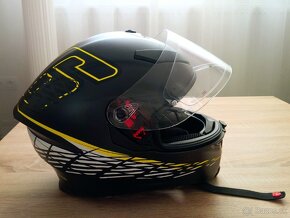 Prilba AGV K-5 S Thorn 46 Matt Black White Yellow, veľ. XS - 4