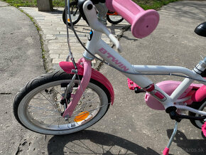 BTWIN 16 palcový detský bicykel - ružový - 4