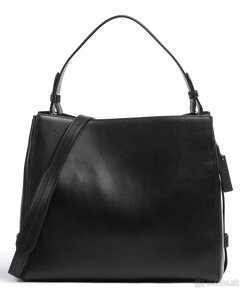 kabelky ralph lauren satchel - modrá a čierna - 4