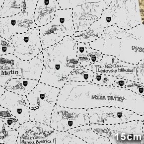 Stieracia mapa Slovenska (Strieborná) v povodnom obale - 4