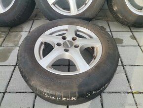 Alu disky 5x112 R15 Ronal + 195/65 R15 letné - 4