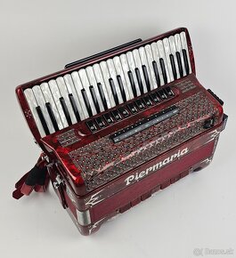 Akordeon harmonika profi Piermaria + Kompletné Midi Limex G5 - 4