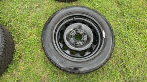 BMW Plechove Disky KFZ KBA 5x120 R16 a Zimne Pneu 195/55 - 4