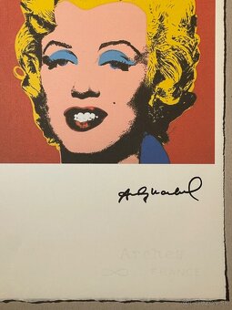 Andy Warhol "Marilyn Monroe" Limitovaná edícia_Certifikát - 4