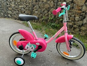 14-palcový bicykel pre deti od 3 do 4,5 roka jednorožec - 4