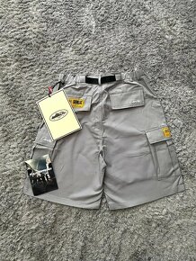 Corteiz Alcatraz Cargo Shorts - Grey - 4