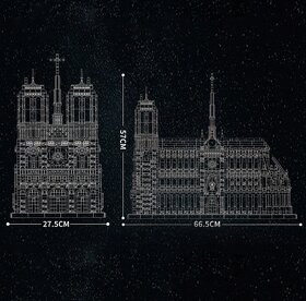 Predám "lego" Reobrix Notre Dame Cathedral - 4