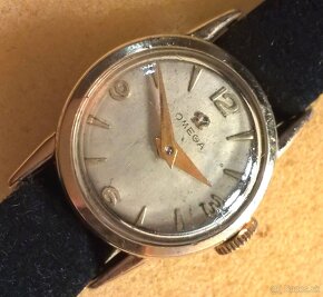 OMEGA de Ville kalibr 244, rok 1954 Silne zlacene - 40mikr. - 4