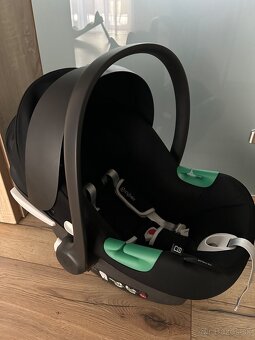 Predám Cybex Aton S2 Gold Moon Black vajíčko i - Size spolu - 4