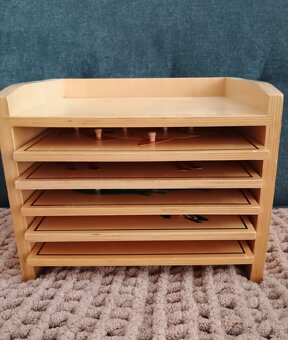 Montessori komoda s 5ks puzzlami zvierat - 4