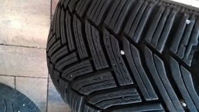 4 ks ZIMNÉ 225/55 R17 97H MICHELIN 7-8 mm 2022 LEN 45,-€/kus - 4