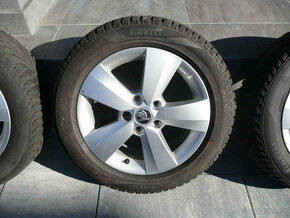 5x112 originál škoda Aludisky+zimné penu 205/55R16 Pirelli - 4