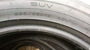 225/55 R18 Dunlop letné pneumatiky 2ks - 4