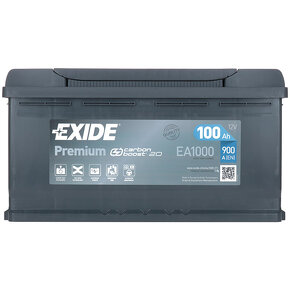 Predám Exide Premium 12V 100Ah 900A EA1000 - 4