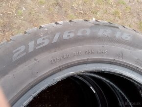 Predám Zimné Pneumatiky 215/60R16 - 4