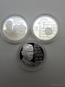 Mince strieborne 10 a 20 eurove mince PROOF - 4