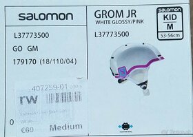 Lyžiarska prilba SALOMON GROM JR - 4
