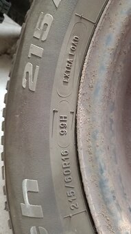 6 ročné pneumatiky BF Goodrich na diskoch 215/60 R16 - 4