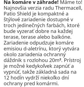 Nový odpudzovač komárov Thermacell. - 4