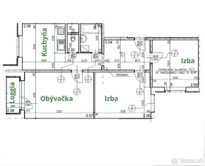 Ceny platné do 31.12.24 | 3 iz. byty 105.000  | Michalovce | - 4