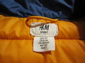 Prechodná chlapčenská BUNDA - zn. H&M - 122 - 4