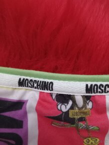 Tričko moschino červené unisex m/l  a farebné s/m - 4