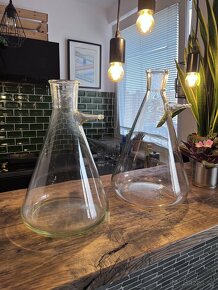 RETRO Laboratórne sklo- odsávacia fľaša - 4
