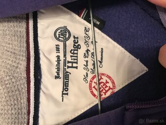 TOMMY HILFIGER originál lila damska mikinka S/M - 4