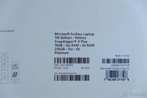 Microsoft Surface Laptop 7th Edition Snapdragon ® X Plus - 4