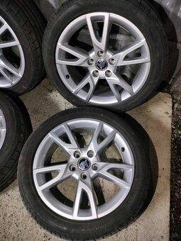 4ks alu disky Škoda 5x112 R17 pneu r.v 2023 225/45 r17 6mm - 4