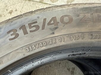 Letne pneumatiky CONTINENTAL dvojrozmer 275/45 + 315/40 R21 - 4