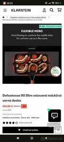 Delicatessa 90 Slim vstavaná indukčná varná doska - 4