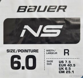 korčule BAUER, size 6.0, 40,5EU - 4