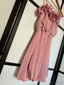 CUTE dress; floral pink dress (size xs) - 4