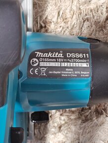 Makita DSS611Z  NOVA, BEZ ZARUKY, LEN PILA BEZ BATERKY  Okru - 4