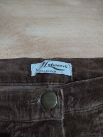 Dámske menčestrakové nohavice - 4