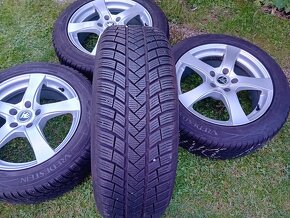 17" ALU 5x112 š SUPERB / VW + zimné pneu 215/55 17 TOP - 4