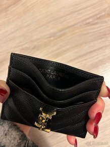 Yves Saint Laurent cardholder /peňaženka - čierny (YSL1) - 4