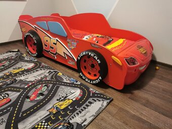 Detská posteľ auto McQUEEN 90 x 180 cm - 4