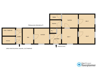 Priestranný dom  pri Štúrove  len 6 km v obci Kamenica nad H - 4